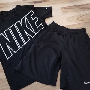 Boys nike short outfit